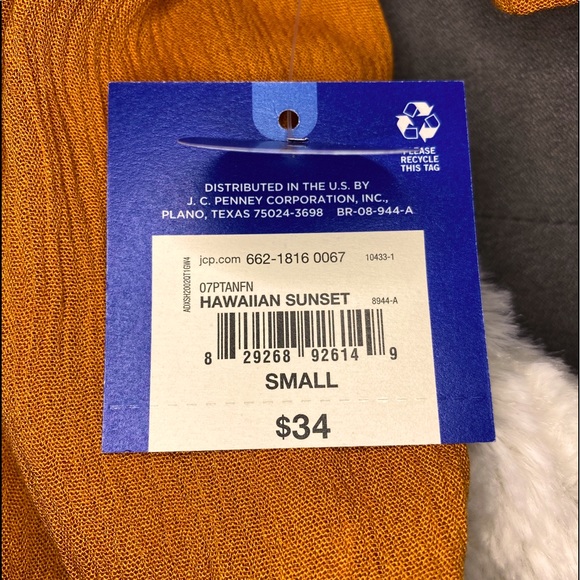 Women’s Burnt Orange over the shoulder top - Picture 4 of 6